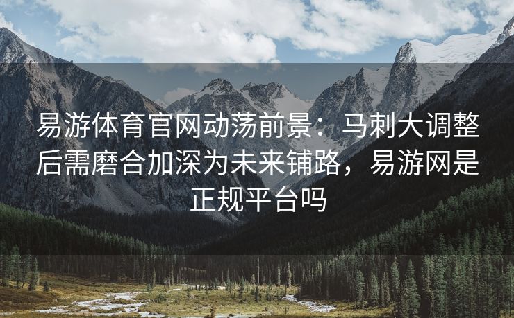 易游体育官网动荡前景：马刺大调整后需磨合加深为未来铺路，易游网是正规平台吗